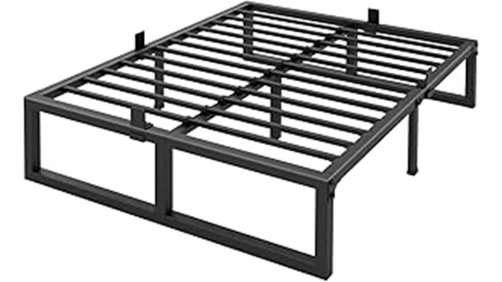 sturdy queen bed frame
