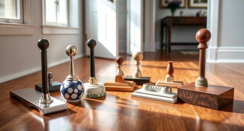stylish and functional door stops