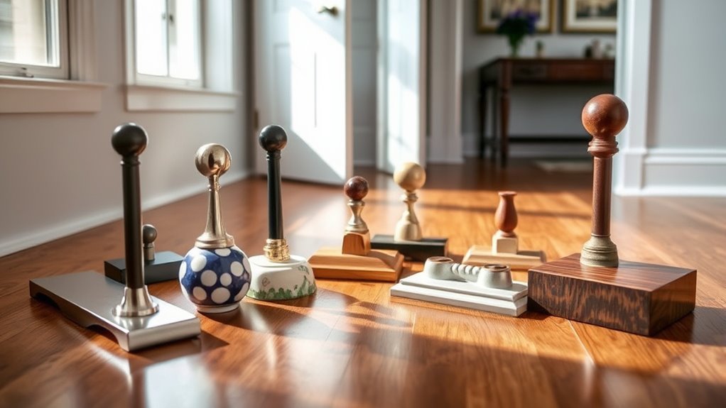 stylish and functional door stops