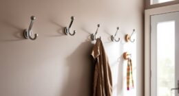 stylish and functional wall hooks