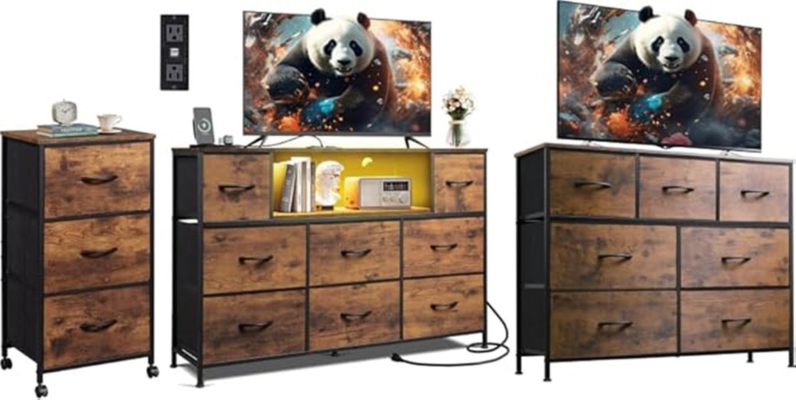 stylish bedroom storage solution
