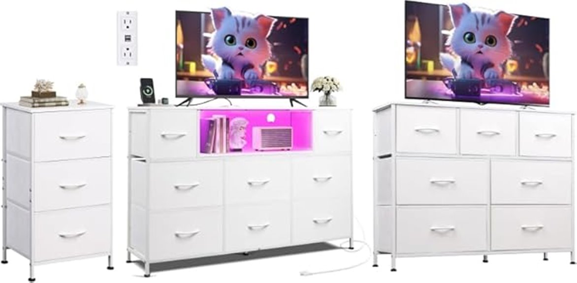 stylish bedroom storage solution
