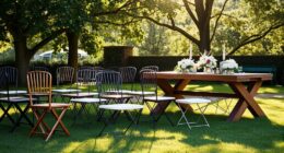stylish folding chairs selection