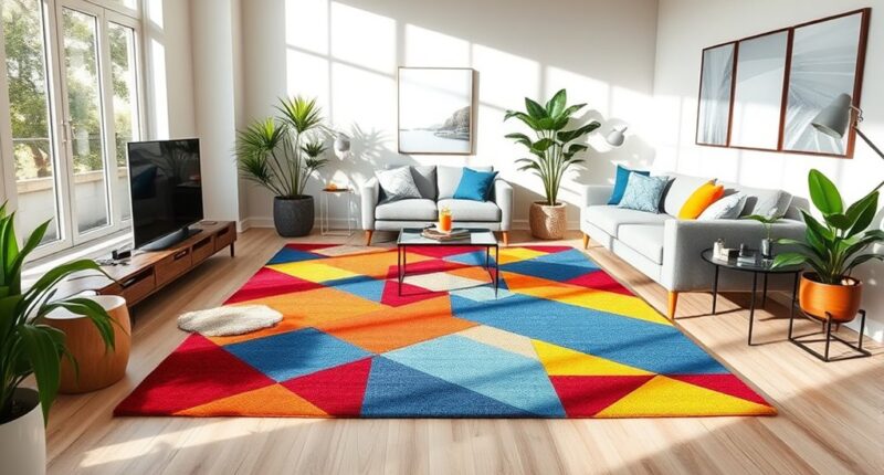 stylish geometric rugs selection