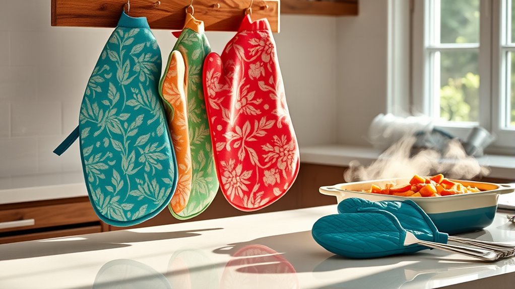 stylish hand protection mitts