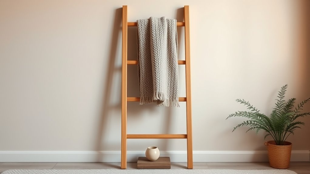 stylish storage blanket ladders