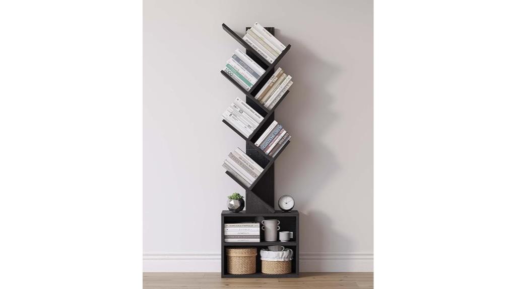 stylish tree bookshelf storage