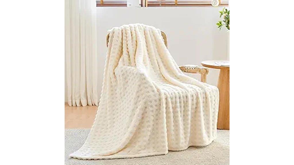 super soft ivory blanket