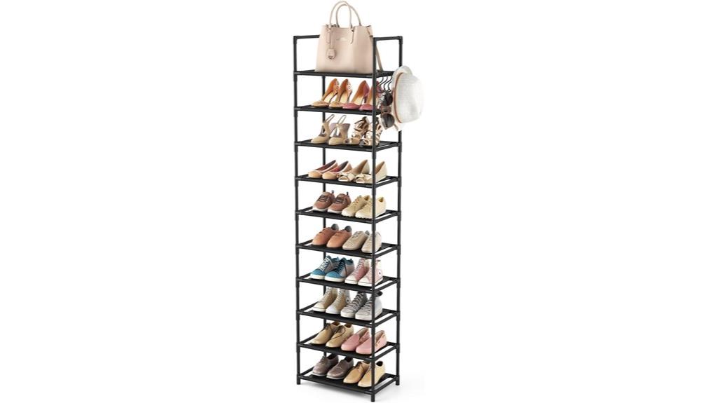 tall shoe rack organizer