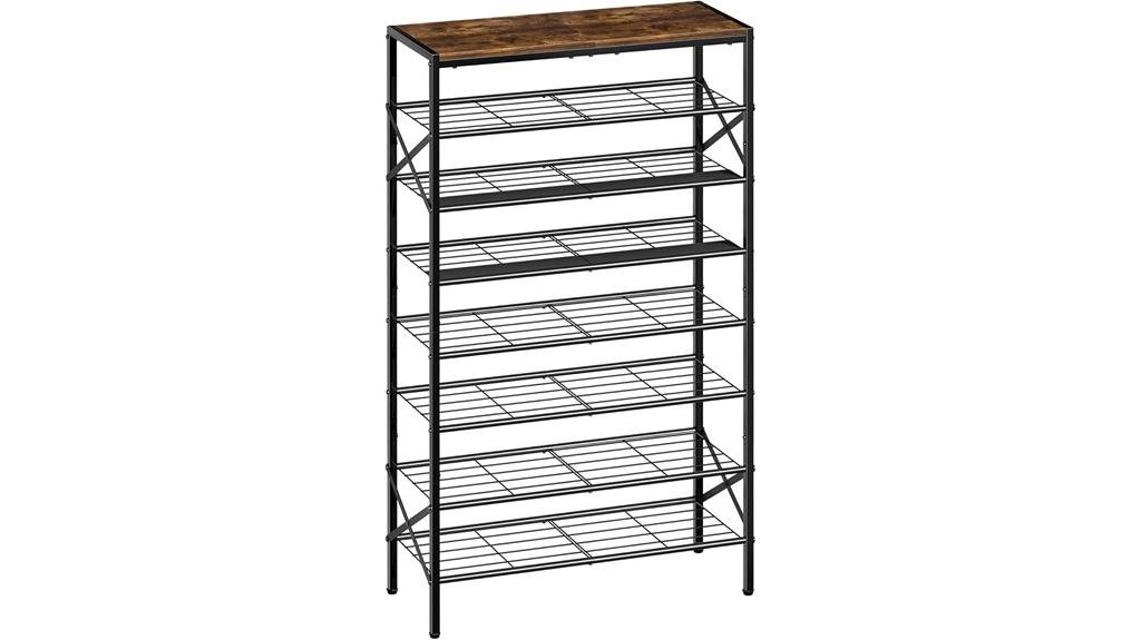 tall shoe rack organizer