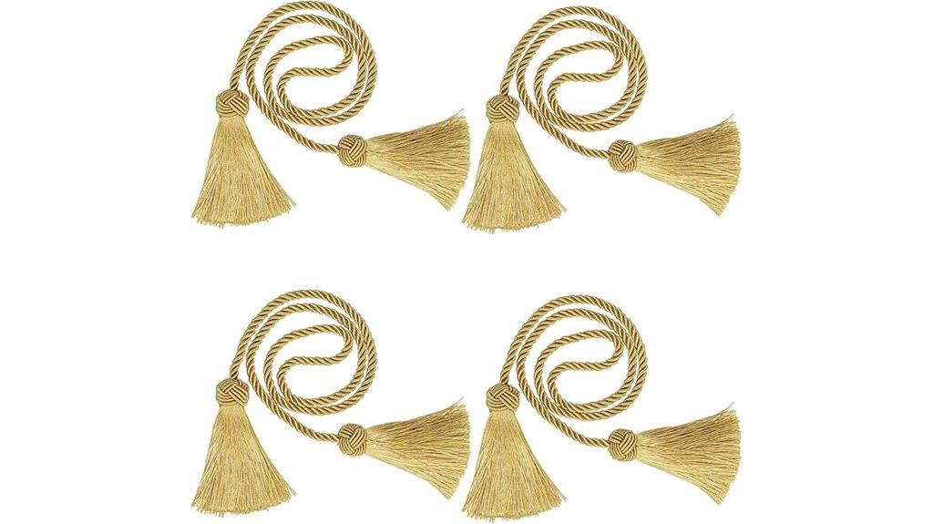 tassel curtain tieback set