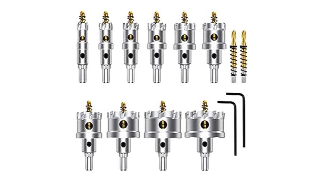 tct hole saw set
