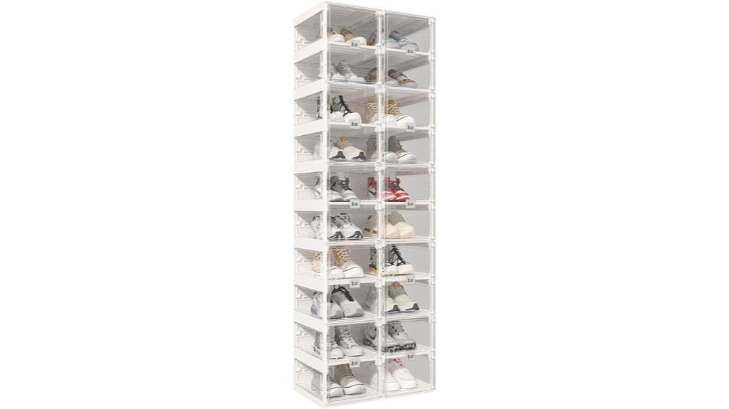 ten tier shoe storage