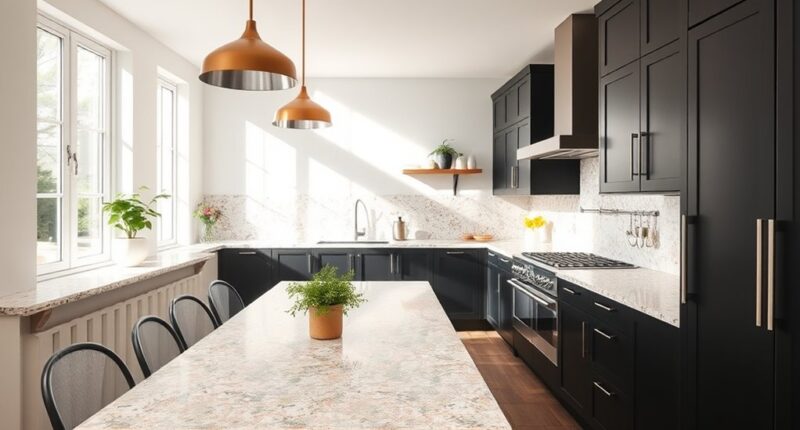 terrazzo kitchen decor ideas