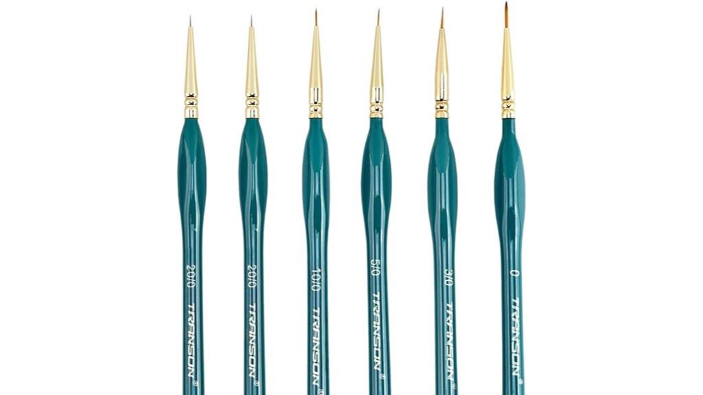 thin paint brush set