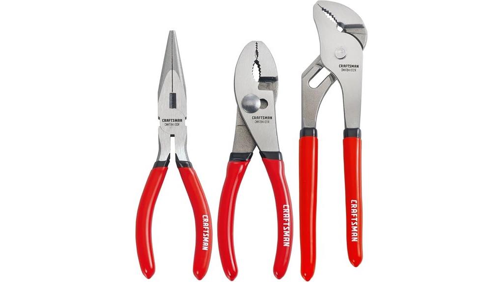 three piece pliers set