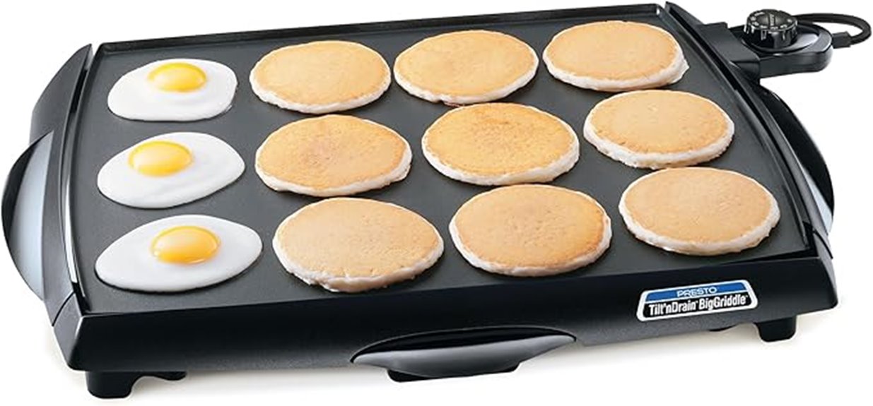 tilt n drain griddle