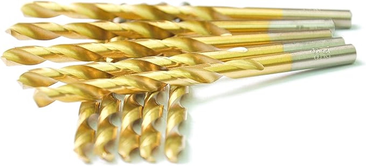 titanium coated drill bits