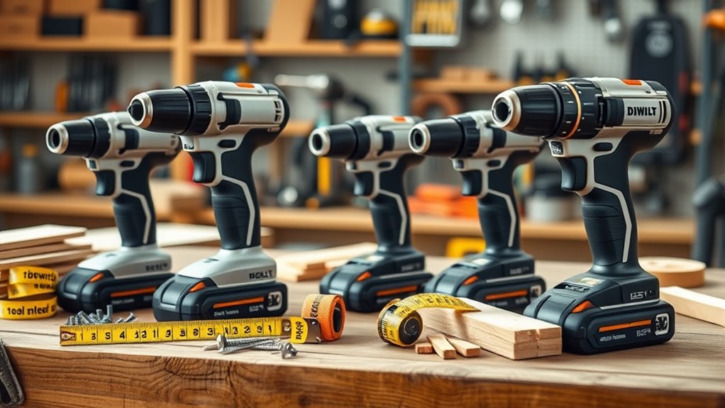 top cordless drills selection