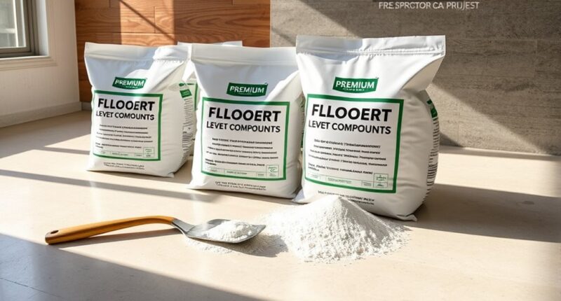 top floor leveling compounds