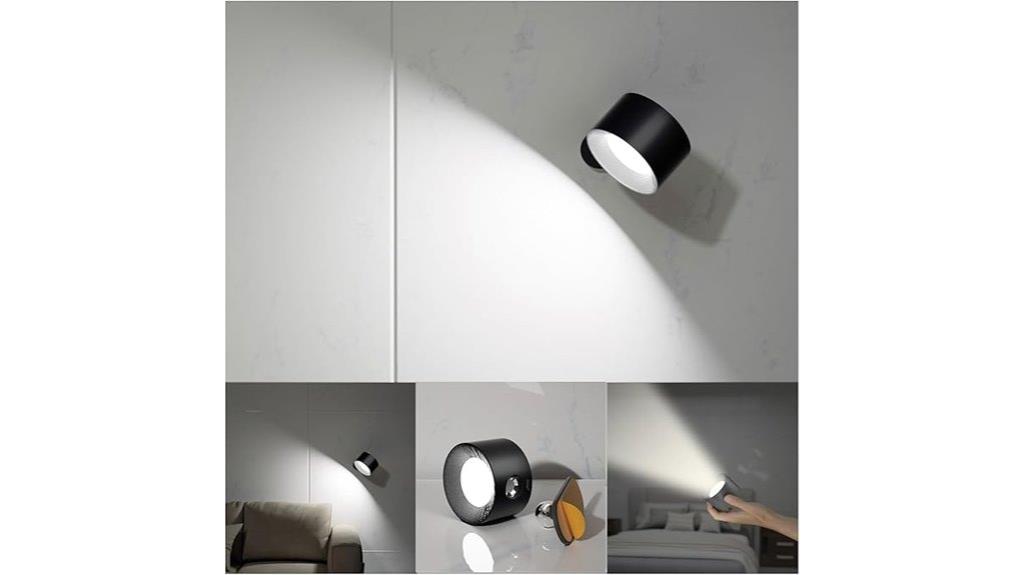 touch control wall sconces