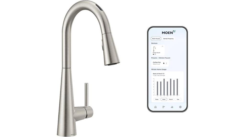 touchless kitchen faucet design