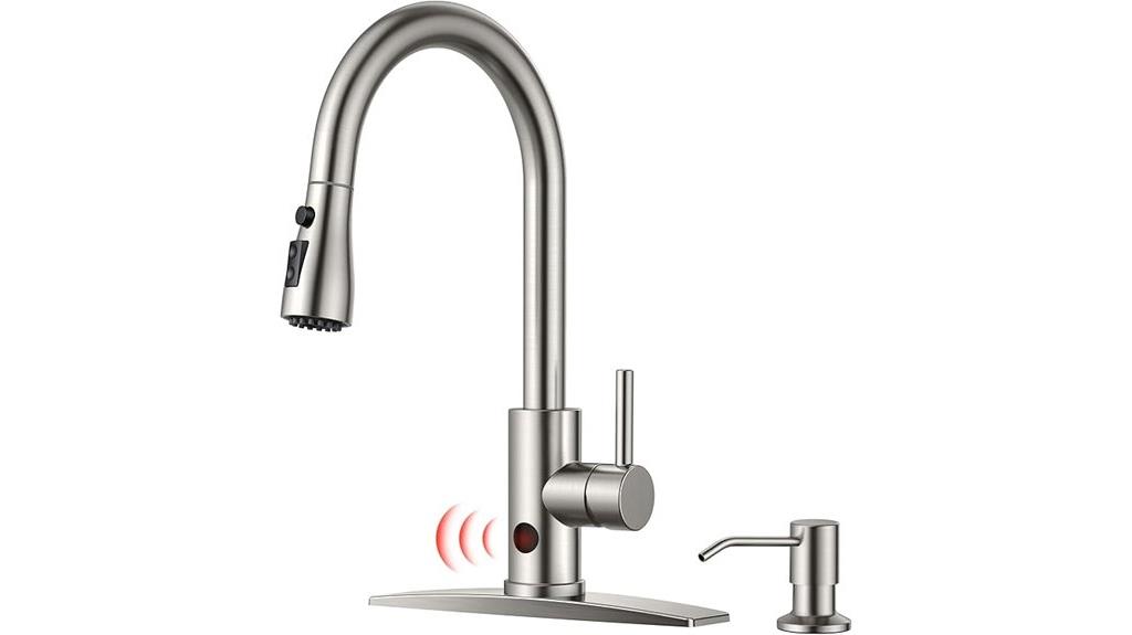 touchless kitchen faucet system