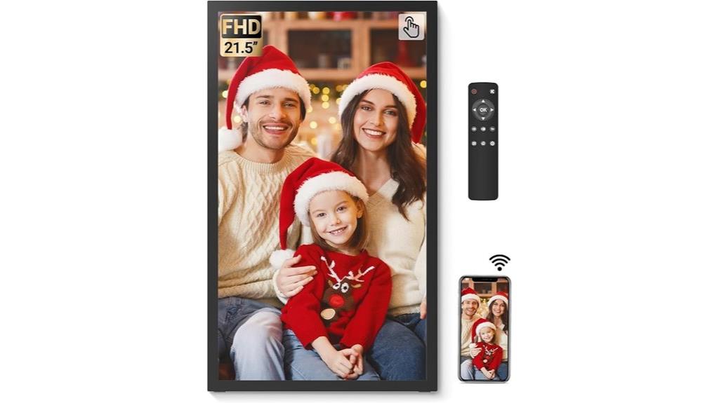 touchscreen digital picture frame
