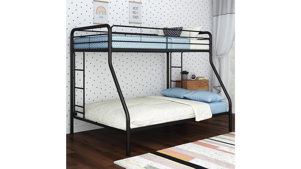 twin over full metal bunk bed