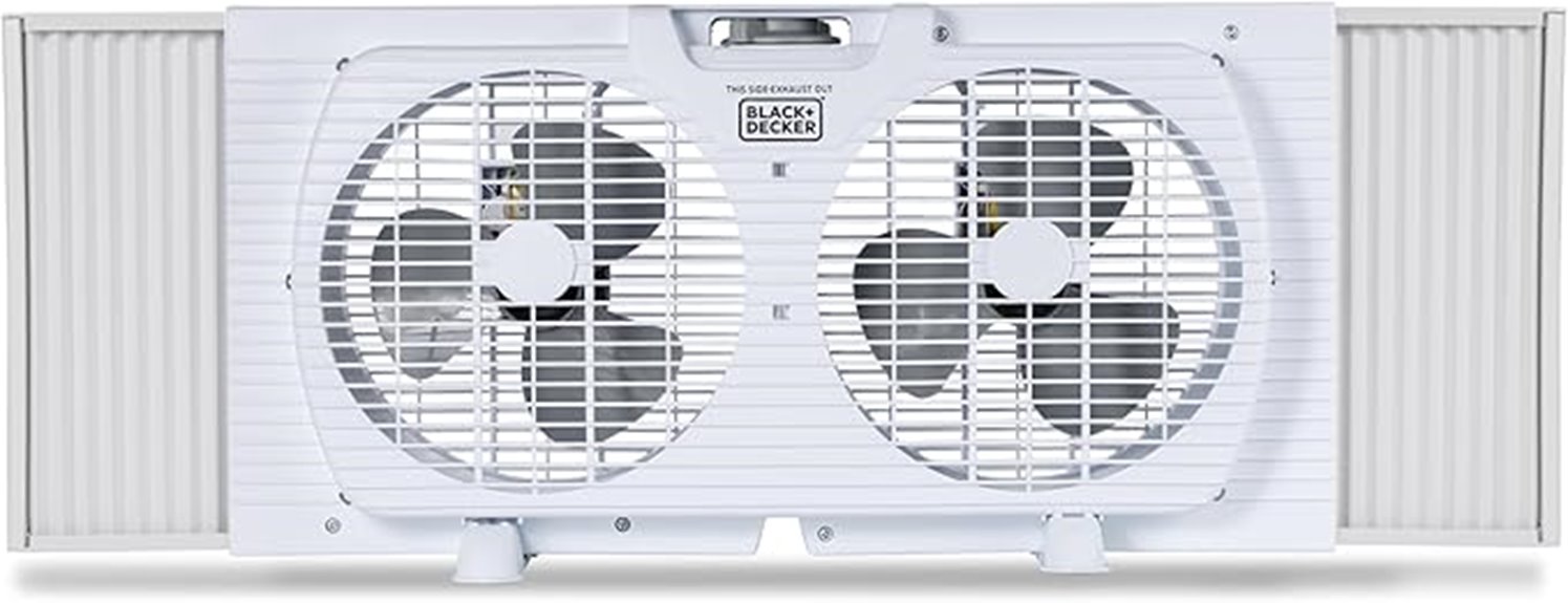 two speed window fan