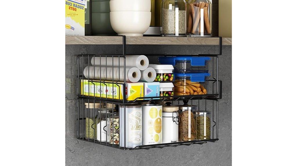 under shelf storage baskets