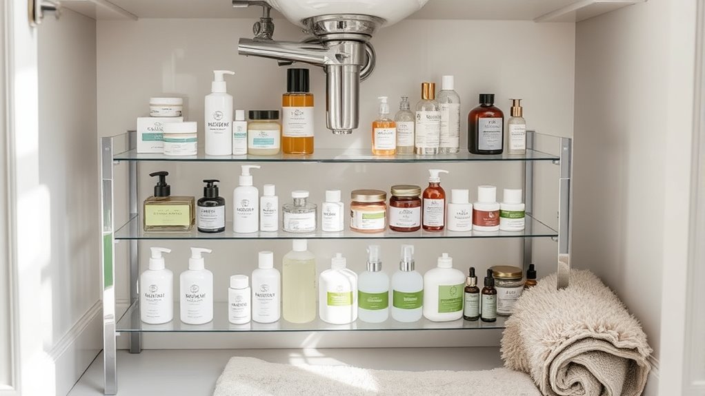 under sink bathroom organizers guide