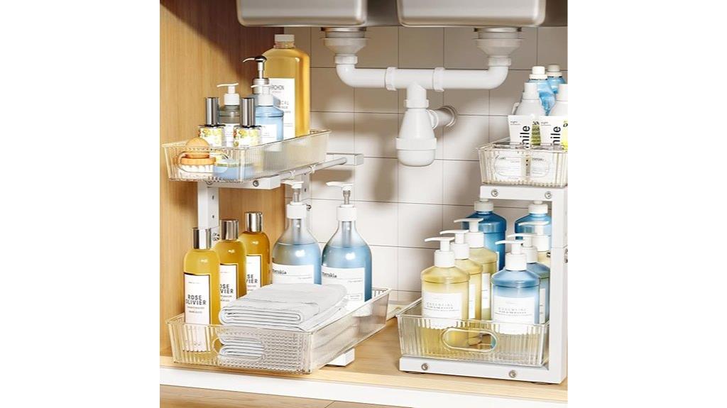 under sink cabinet organizer