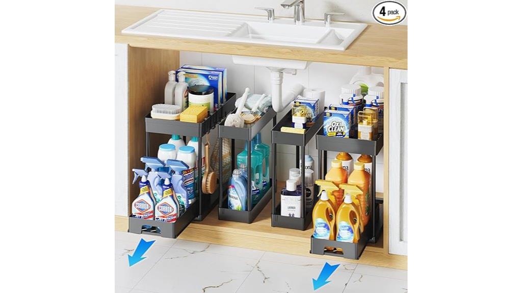 under sink storage organizers