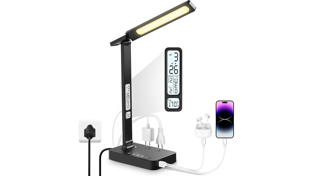 usb charging desk lamp