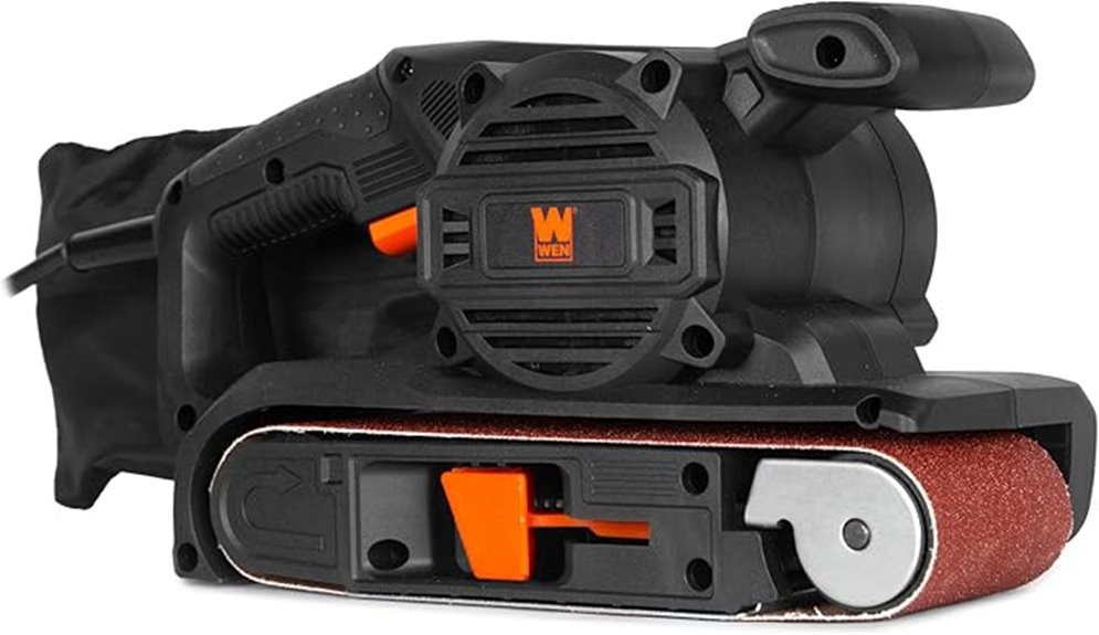 variable speed handheld sander