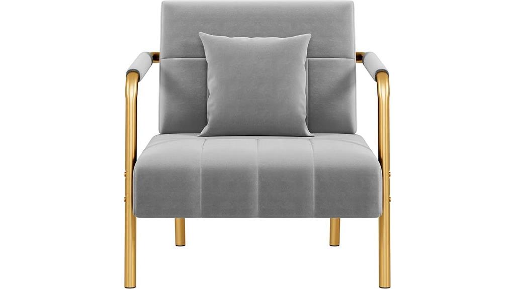 velvet oversized armchair design