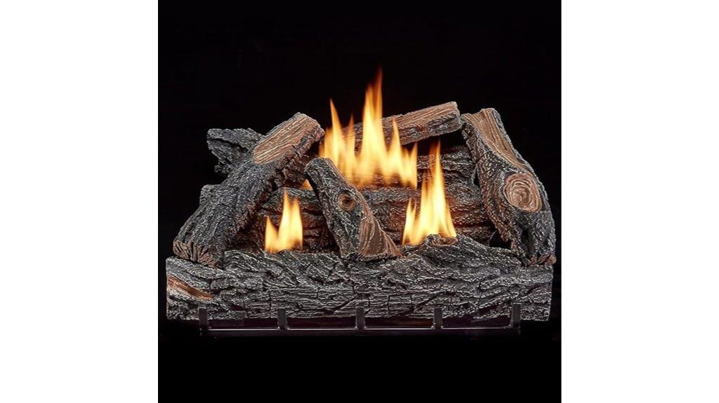ventless dual fuel logs