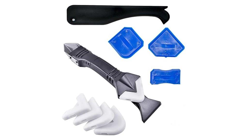 versatile caulking tool set