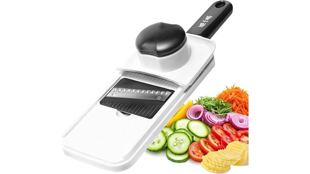 versatile handheld mandoline slicer