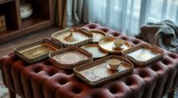 versatile ottoman tray selection