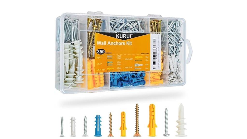 wall anchors kit included