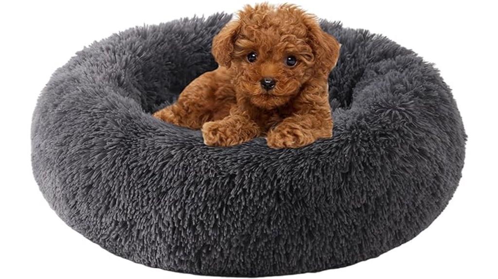 washable calming dog bed