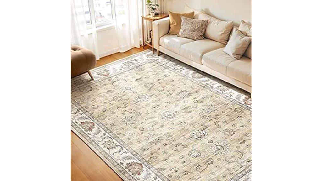 washable living room rug