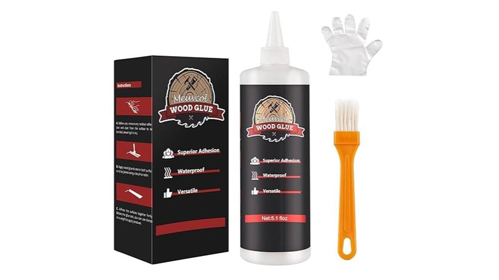 waterproof wood adhesive solution
