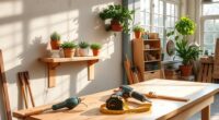 weekend diy floating shelves