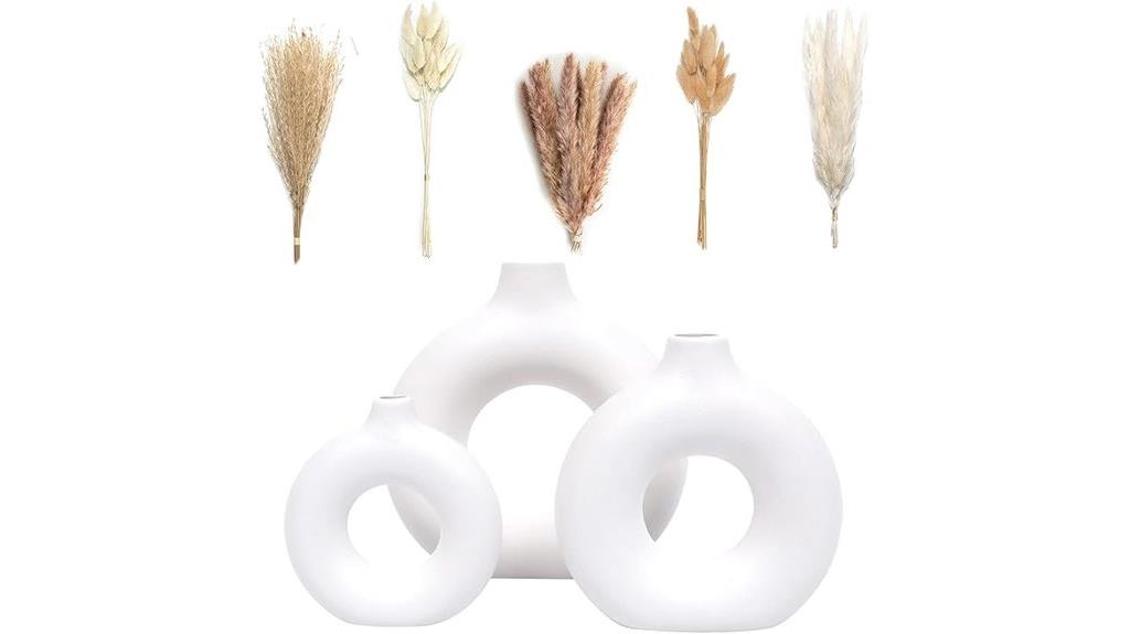 white ceramic vases collection