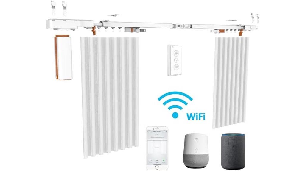 wifi controlled smart curtains