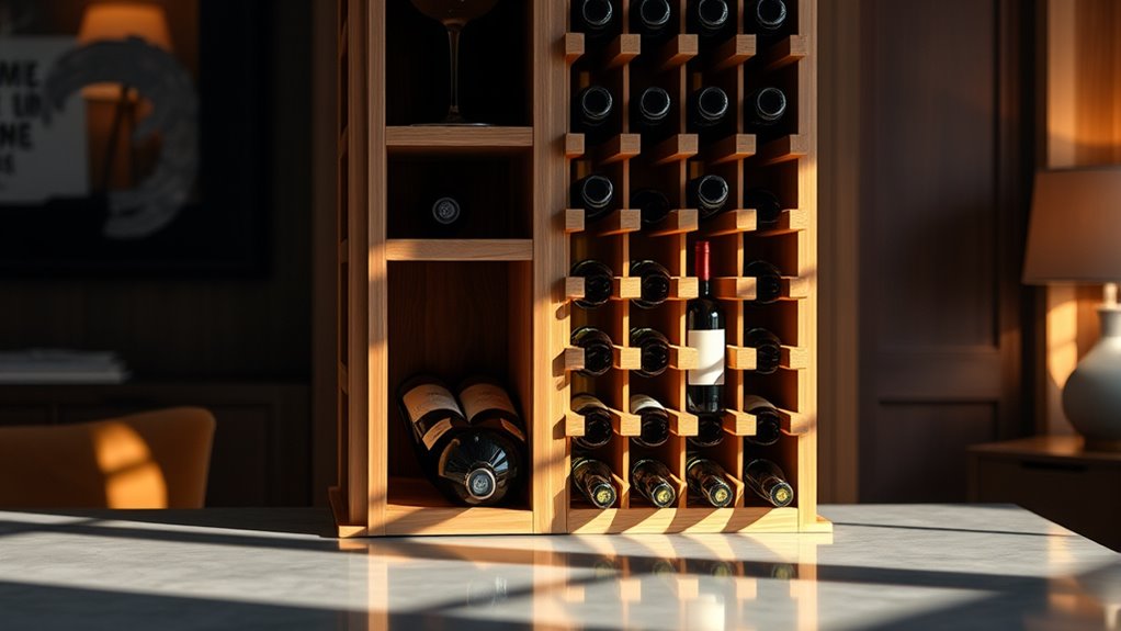 wine rack storage considerations