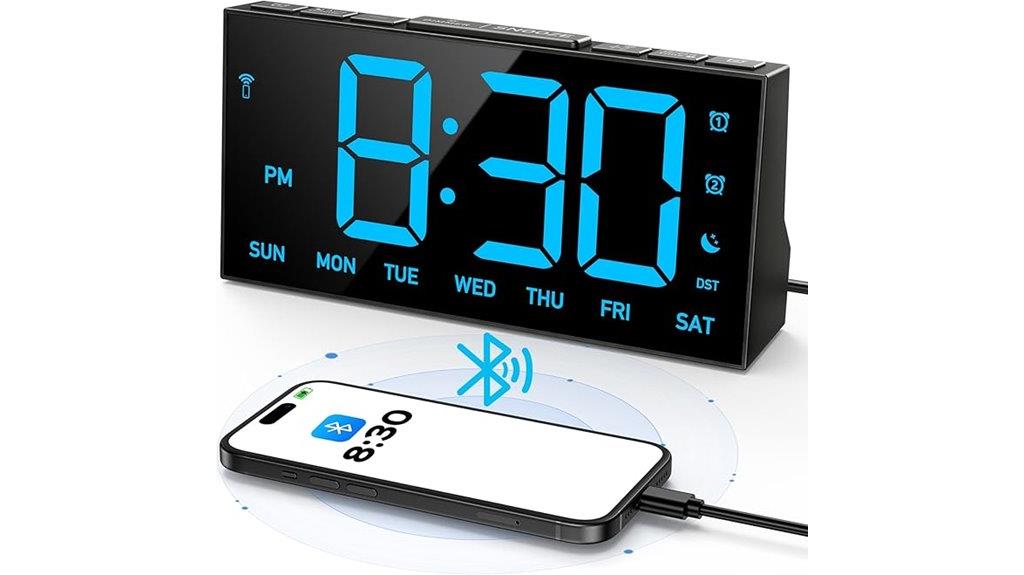 wireless digital alarm clock
